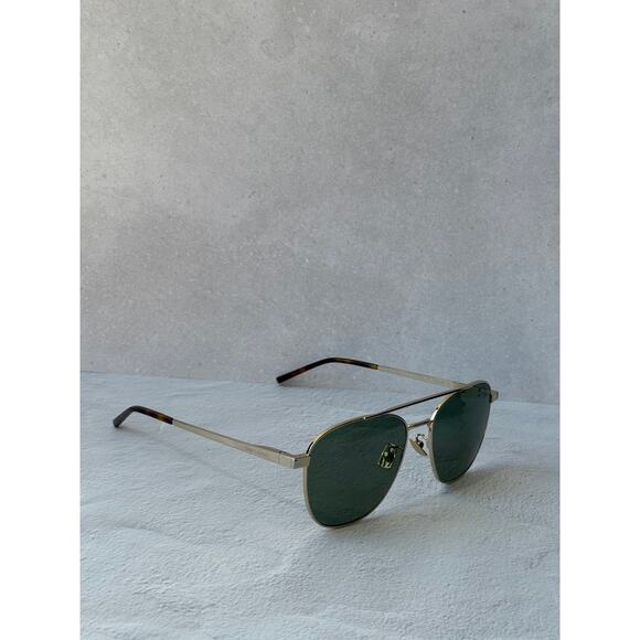 NEW Saint Laurent SL531 Gold Round Sunglasses main image 8